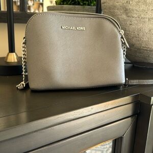 Michael Kors Crossbody Grey Purse